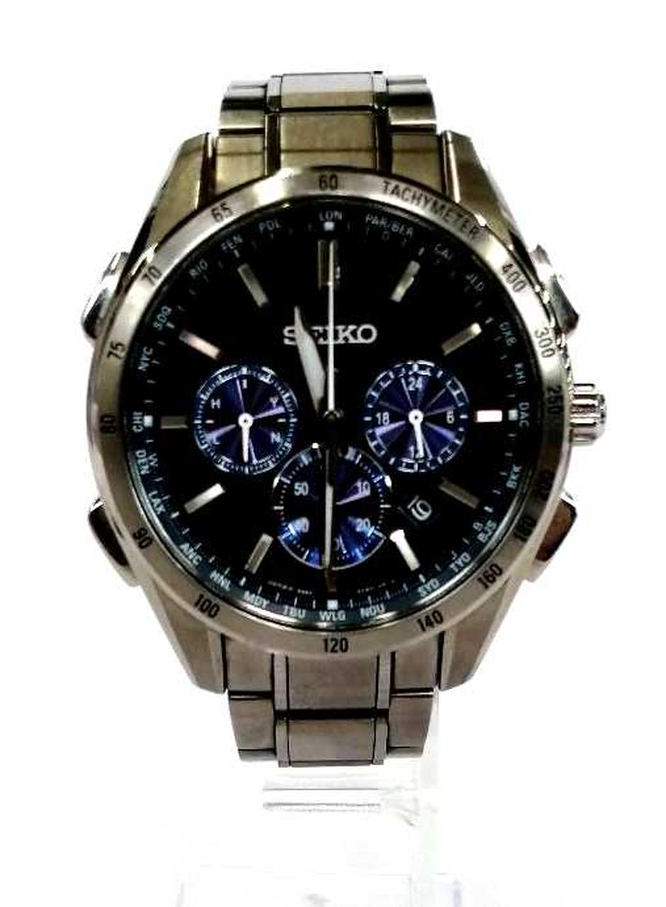 SEIKO BRIGHTZ Radio Solar Analog 8B92-0AB0