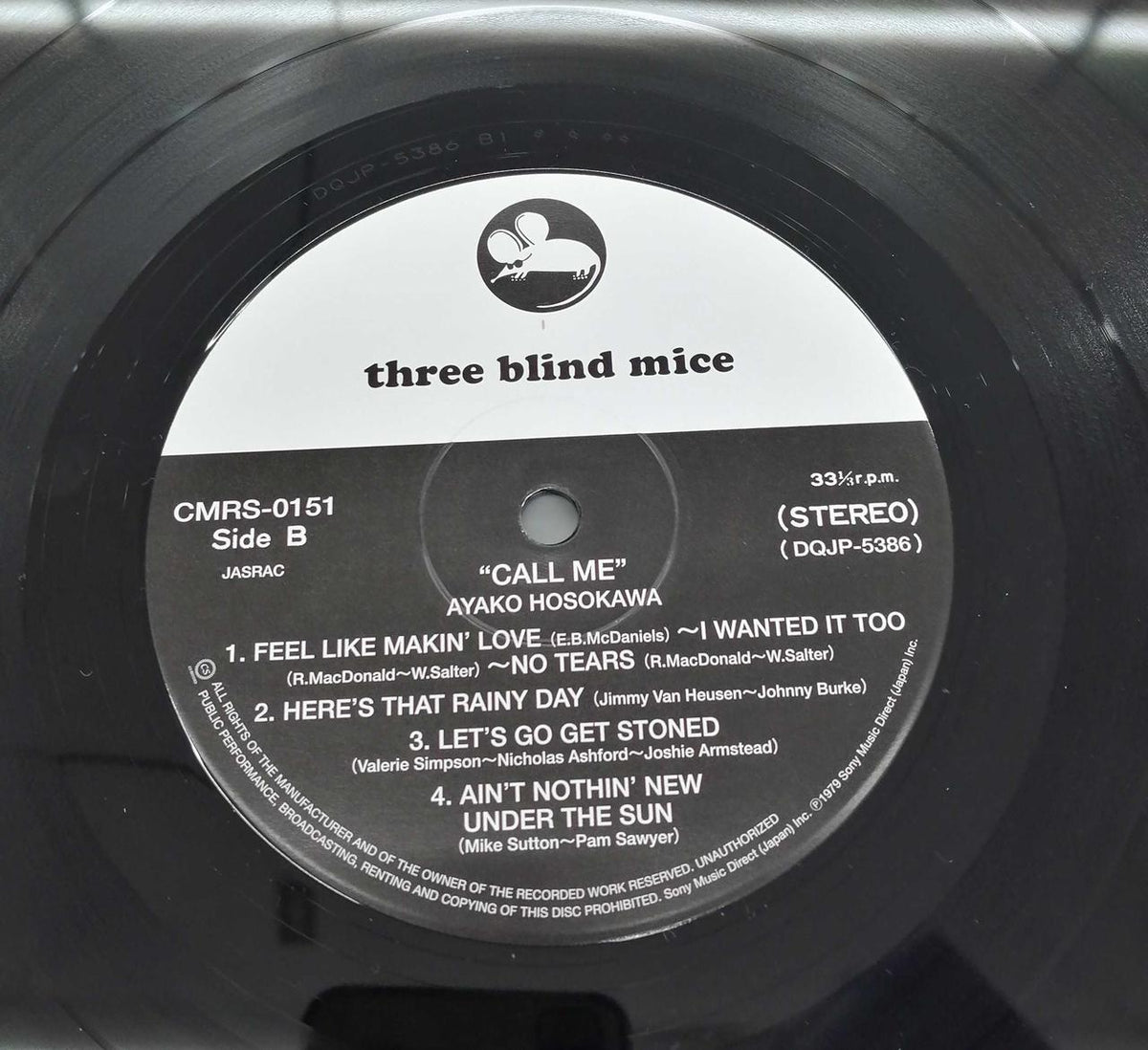 THREE BLIND MICE CALL ME TBM-5013