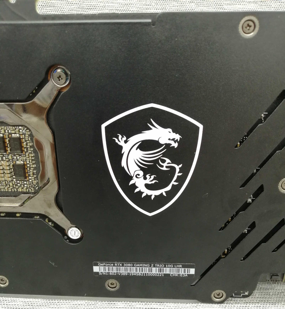 MSI Graphics Card RTX3080 GAMING Z TRIO 10GB LHR