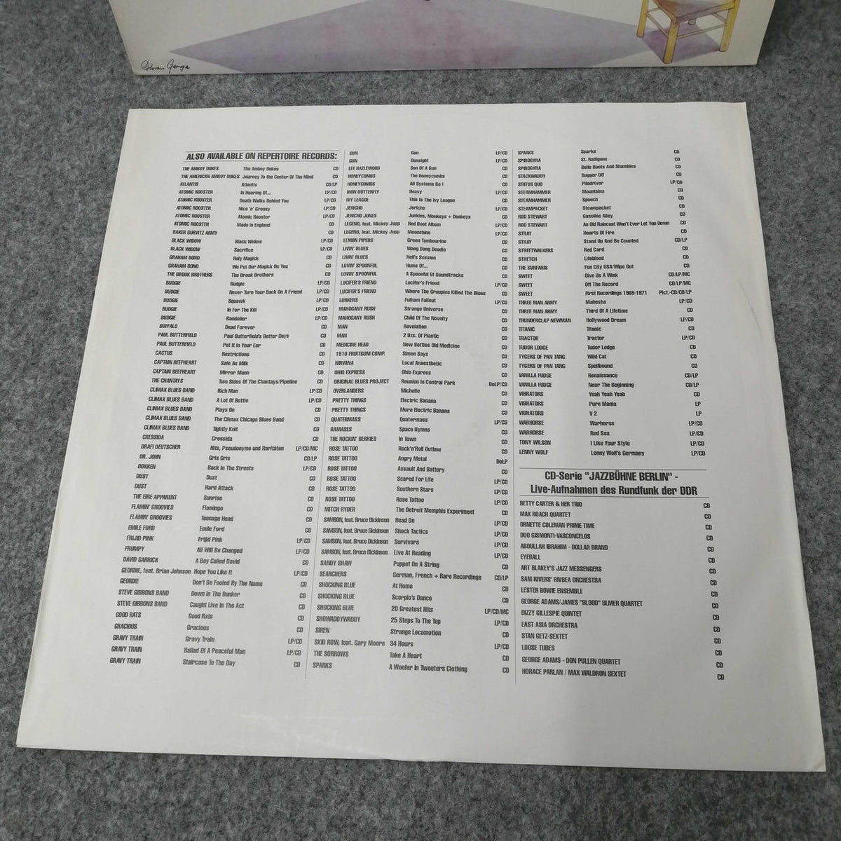 REPERTOIRE RECORDS ATOMIC ROOOSTER RR2135-TS