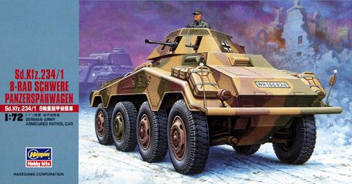 Hasegawa Sd.Kfz.234/1 8-RAD SCHWERE PANZERSPAHWAGEN - BanzaiHobby