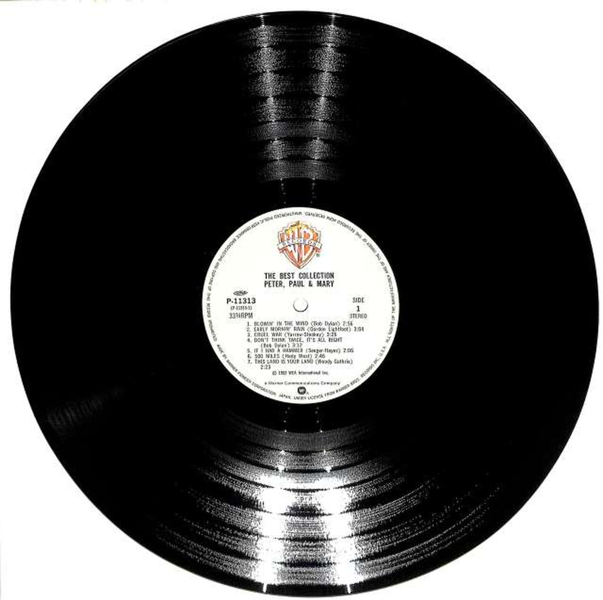 Warner Pioneer Peter Paul & Mary "Eternal Best Collection" P-11313