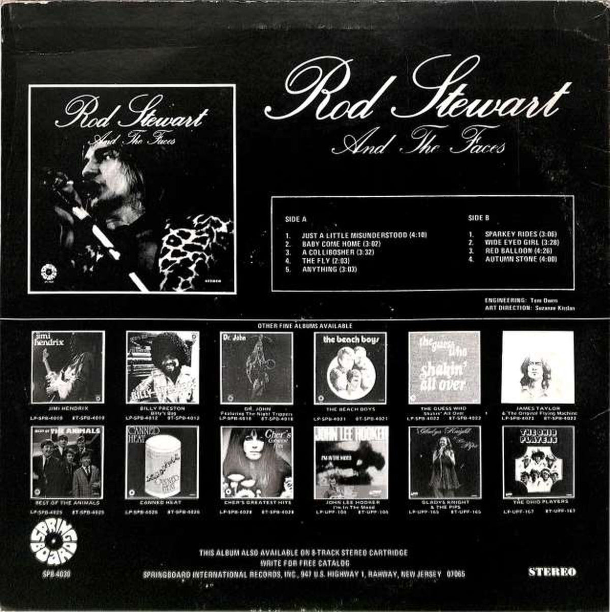 SPRINGBOARD Rod Stewart "AND THE FACES" SPB-4030 (Imported)