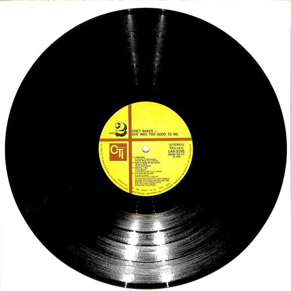King Chet Baker "Dead Leaves" LAX 3195