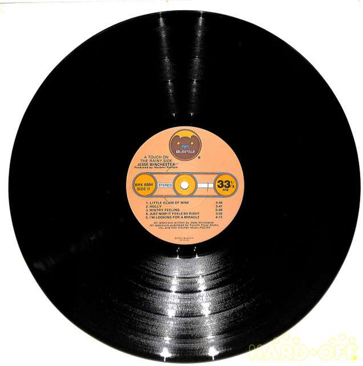 Bearsville (import, USA) Jesse Winchester "A Touch on the Rain Sa BRK-6984"