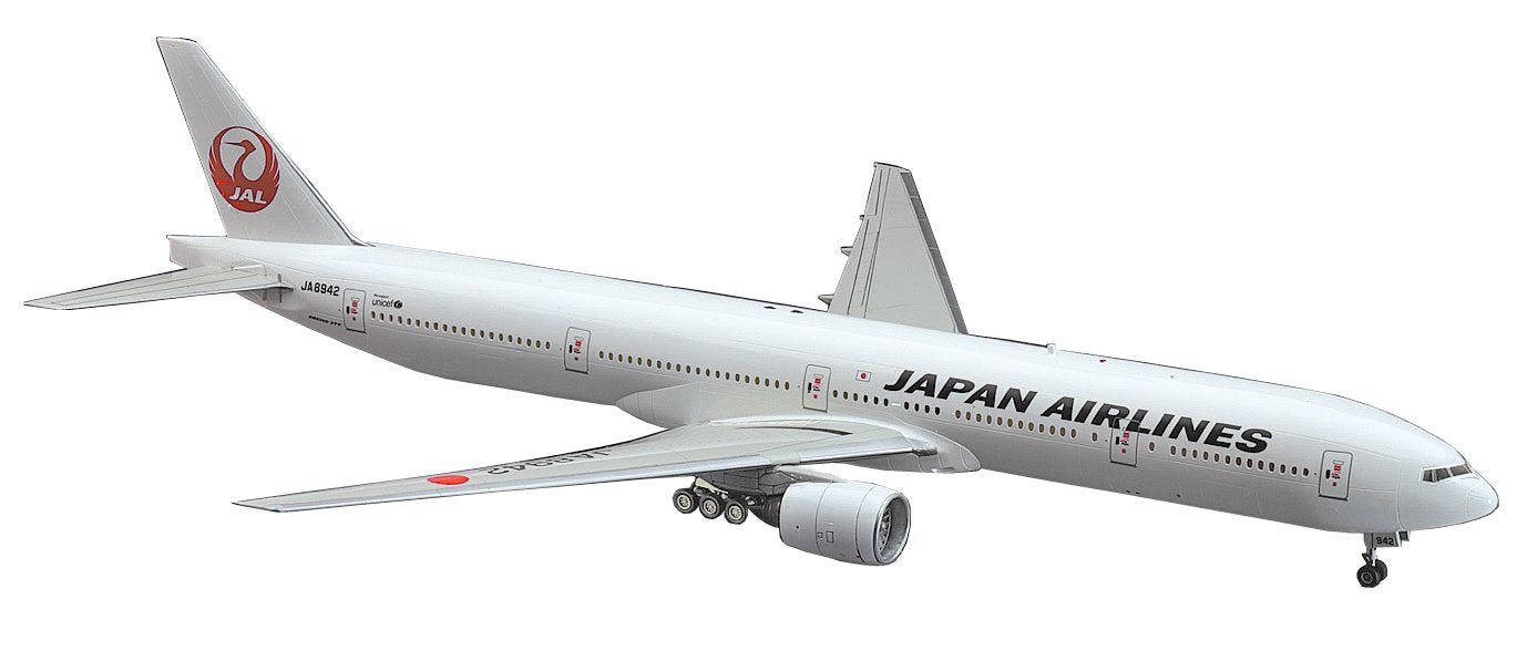 Hasegawa 1/200 JAL Boeing 777-300 New Logomark - BanzaiHobby