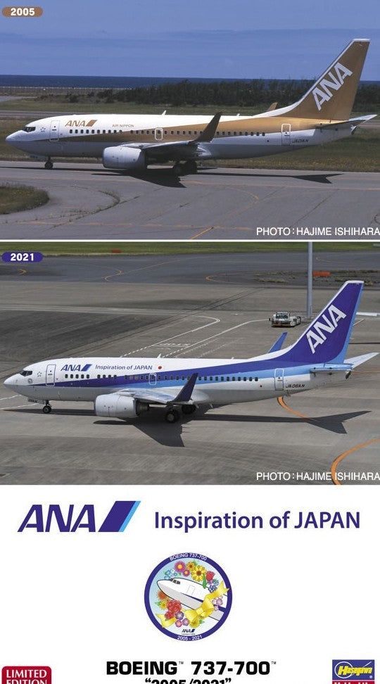 Hasegawa ANA Boeing 737-700 `2005/2021` - BanzaiHobby