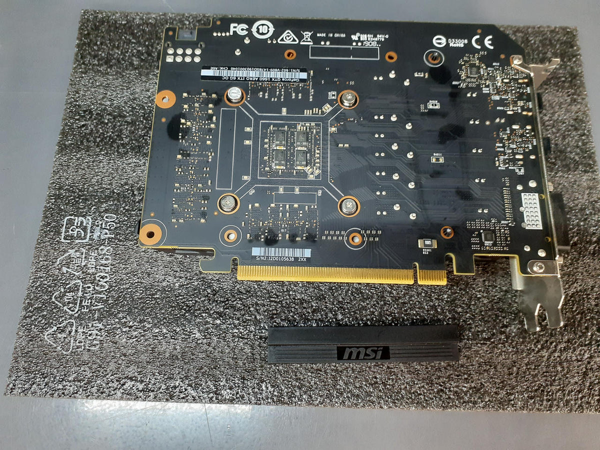 MSI Graphics Board GTX1660 AERO ITX 6G OC