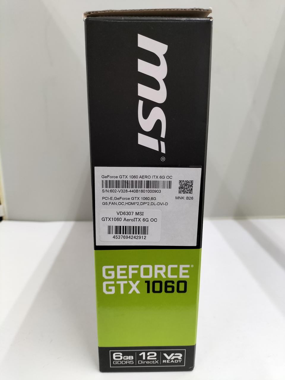 MSI G Card GTX1060 AERO ITX 6G OC