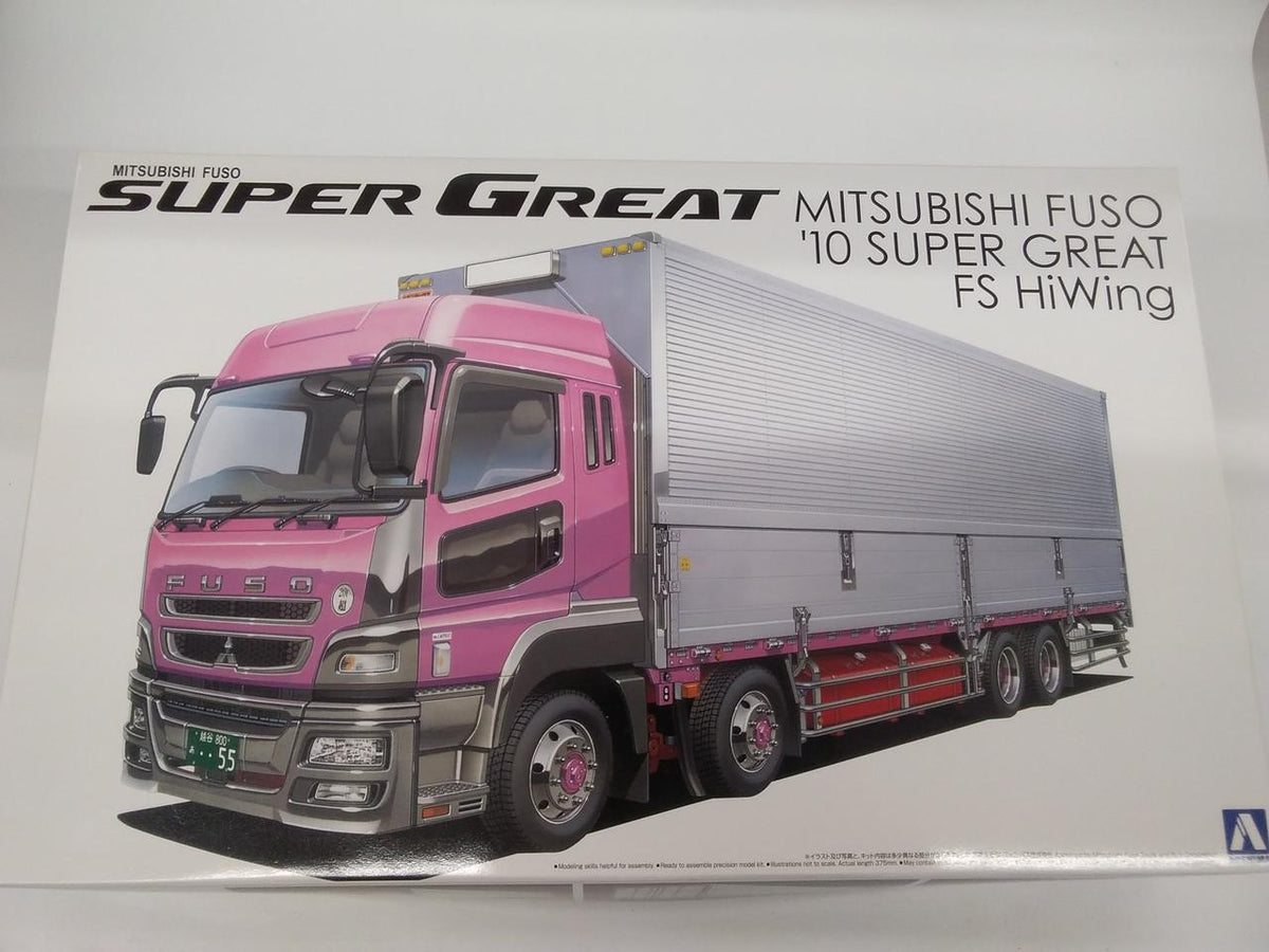 Aoshima 1/32 Scale Kit Mitsubishi Fuso '10 Super Great FS High Wing - Banzai Thrifting | BanzaiHobby