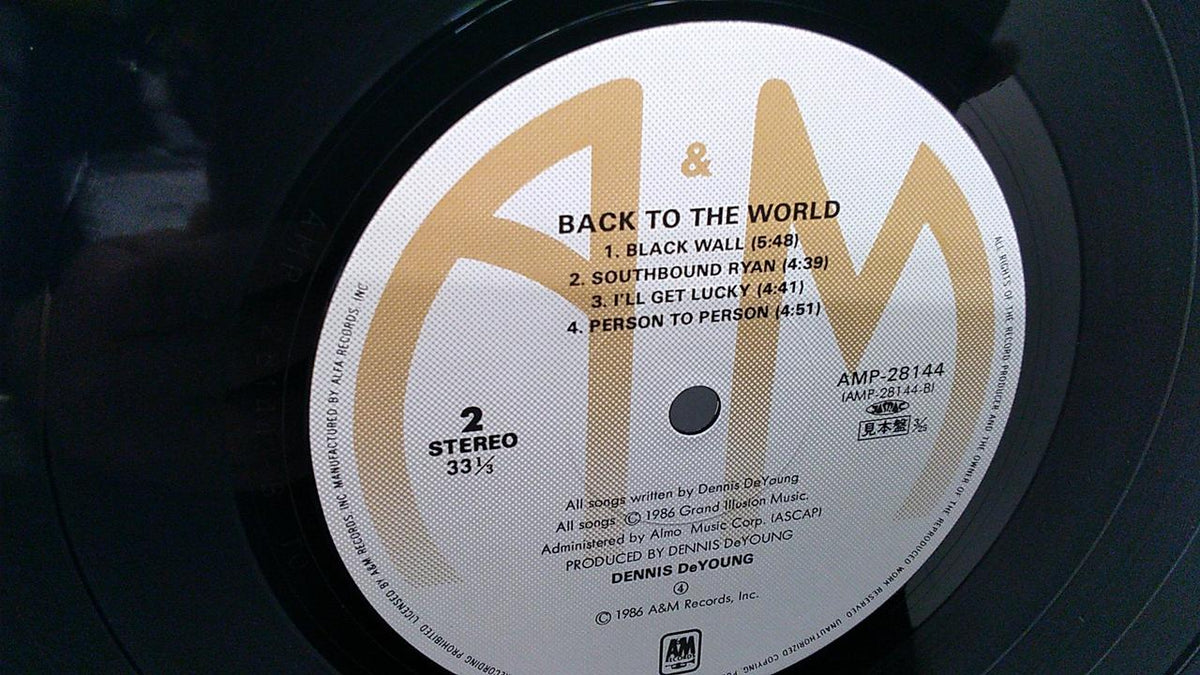 AM [Sample Item] DENNIS DE YOUNG / BACK TO AMP-28144