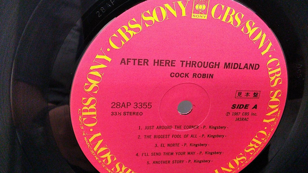 CBS SONY [Sample Disc] COCK ROBIN / AFTER HERE T 28AP3355