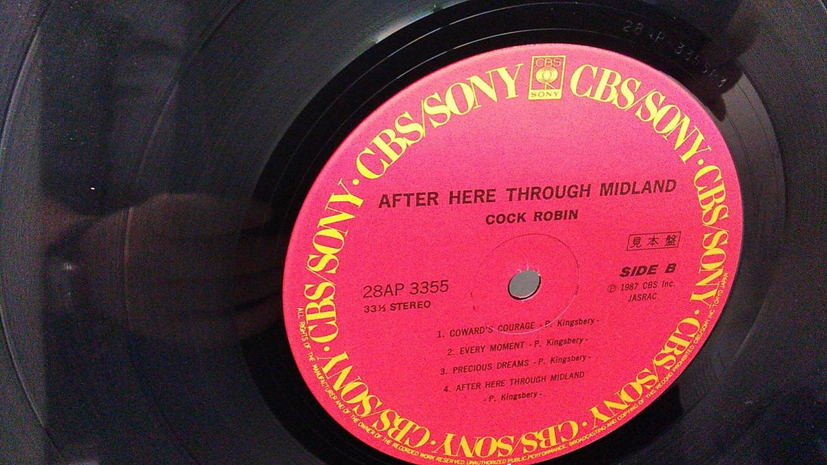 CBS SONY [Sample Disc] COCK ROBIN / AFTER HERE T 28AP3355