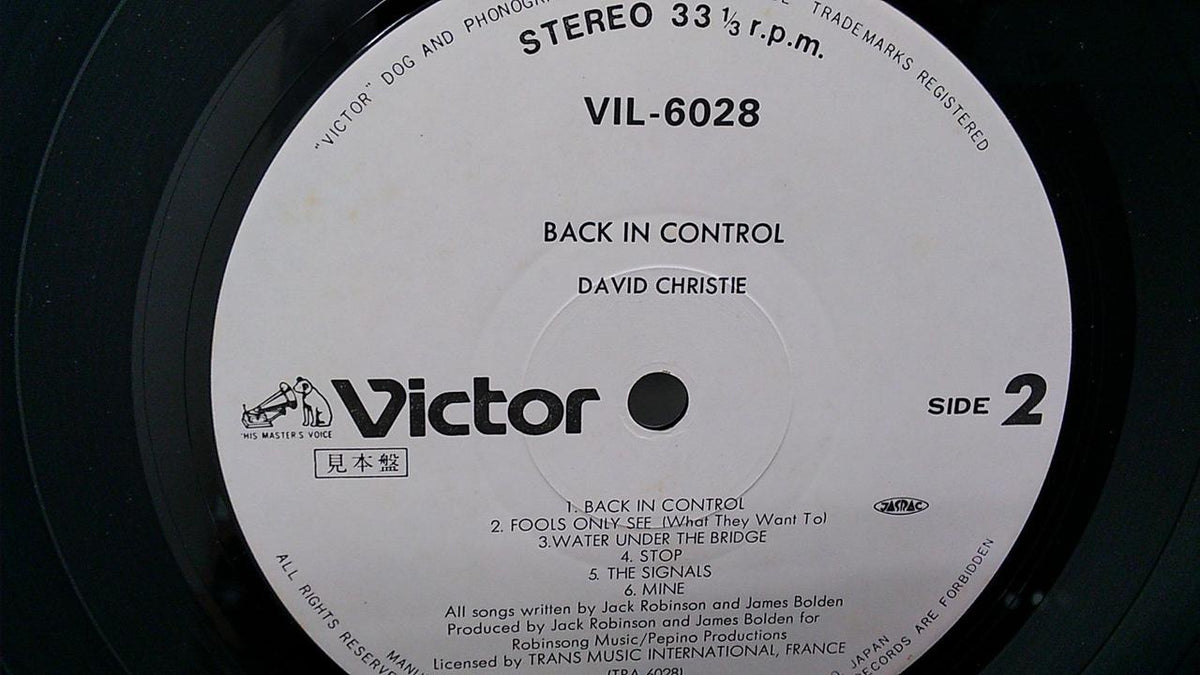 TRANS [Sample Disc] DAVID CHRISTIE/BACK IN CO VIL-6028