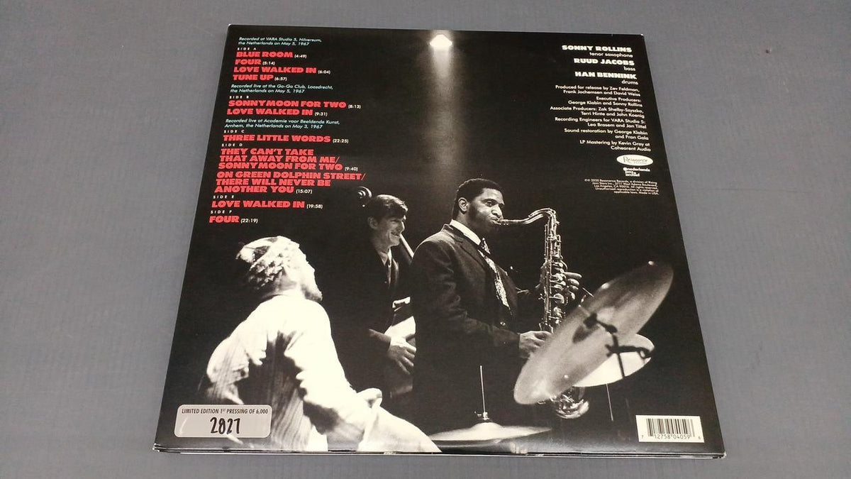 RESONANCE Jazz Record Sonny Rollins / Rollins in Holland