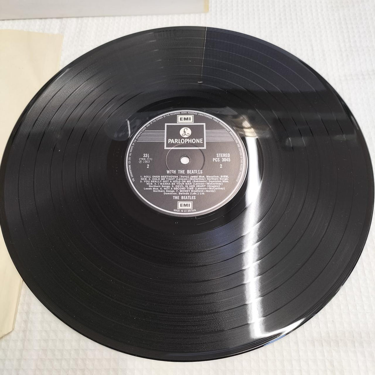 THE BEATLES Record: WITH THE BEATLES (PCS3045)