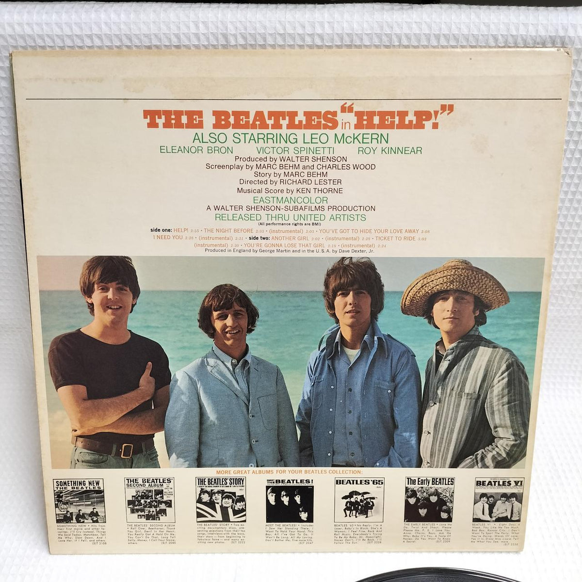 THE BEATLES Record HELP! (SMAS2386)