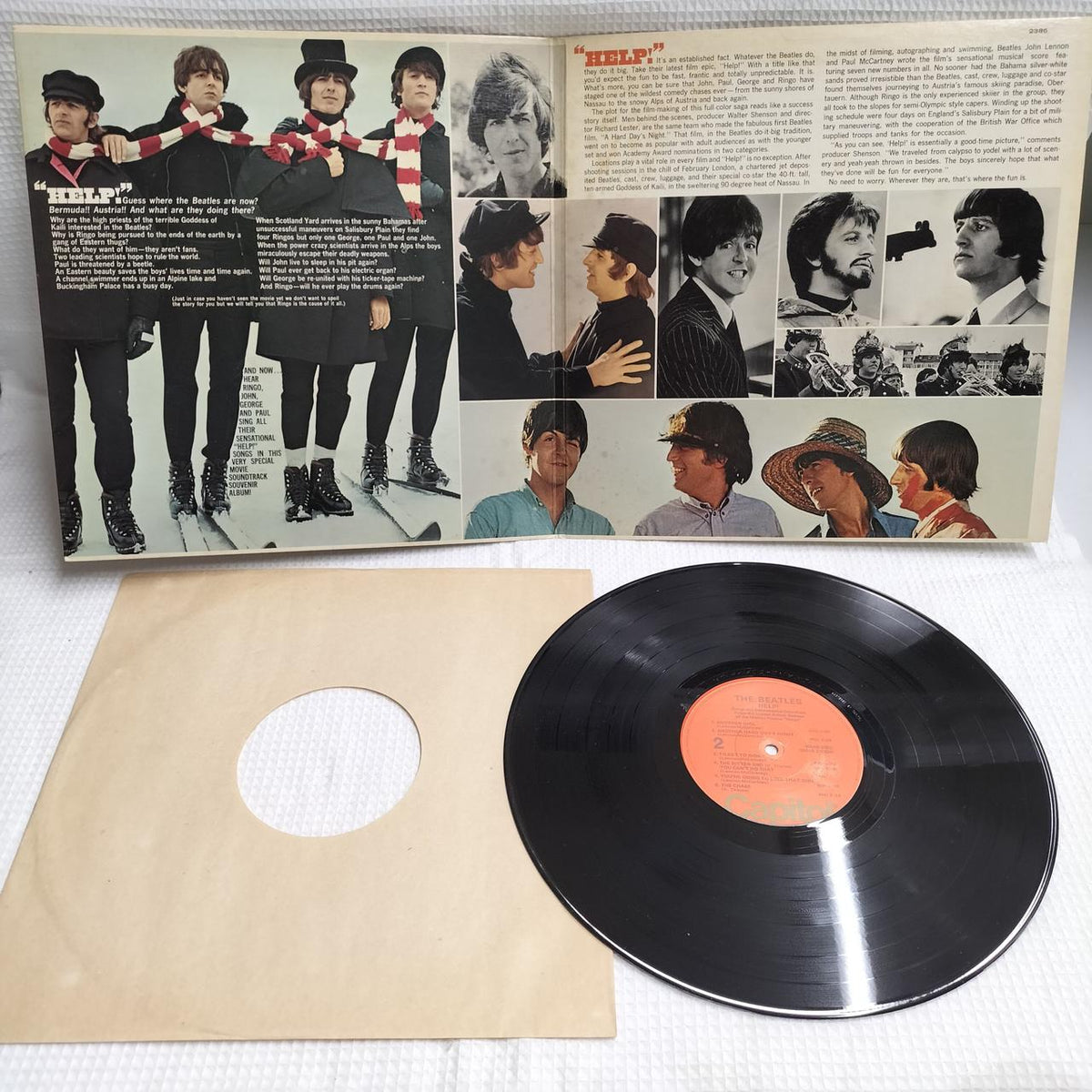 THE BEATLES Record HELP! (SMAS2386)