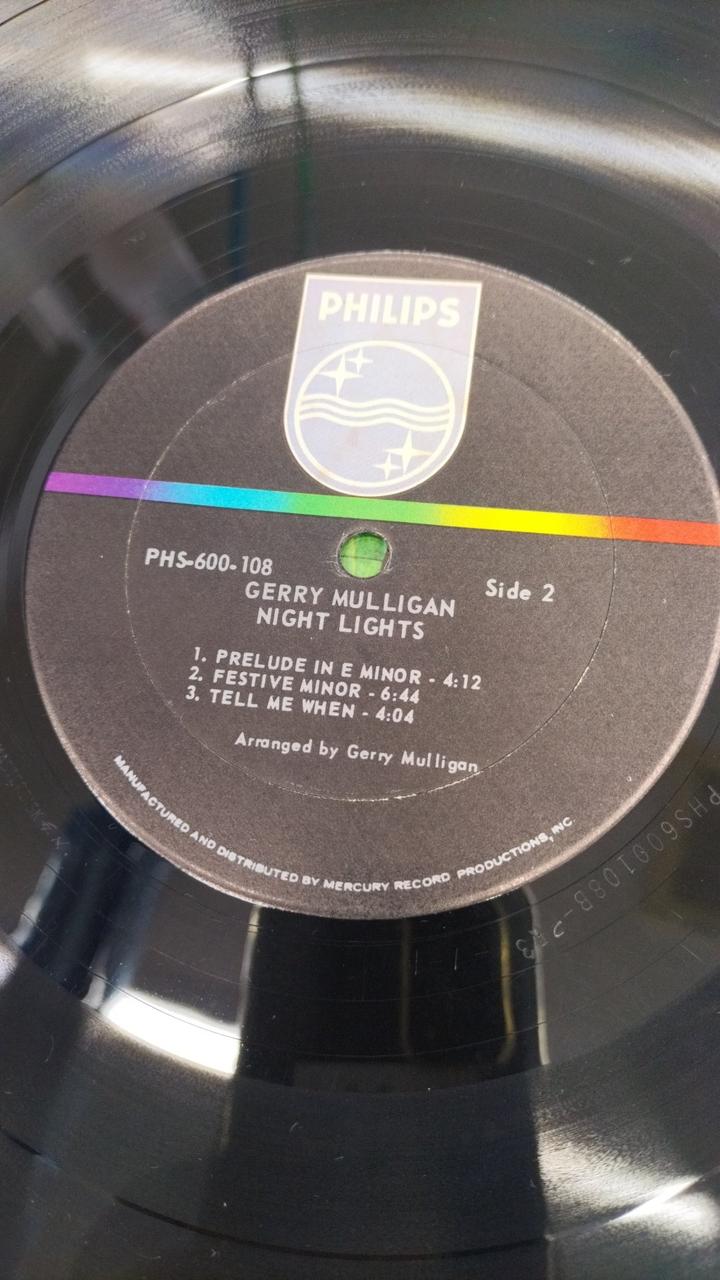 PHILIPS LP Record US Edition / GERRY MULLIGAN