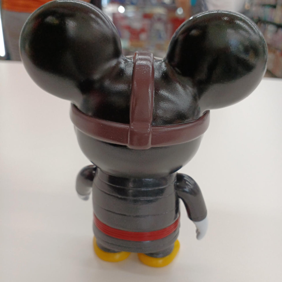 Red shark Soft Vinyl Figure Hockey Mouse