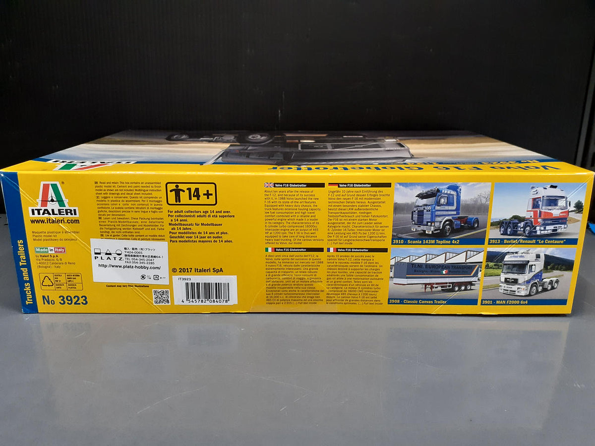 ITALERI Plastic Model VOLVO F-16 GLOBETROTTER - Banzai Thrifting | BanzaiHobby