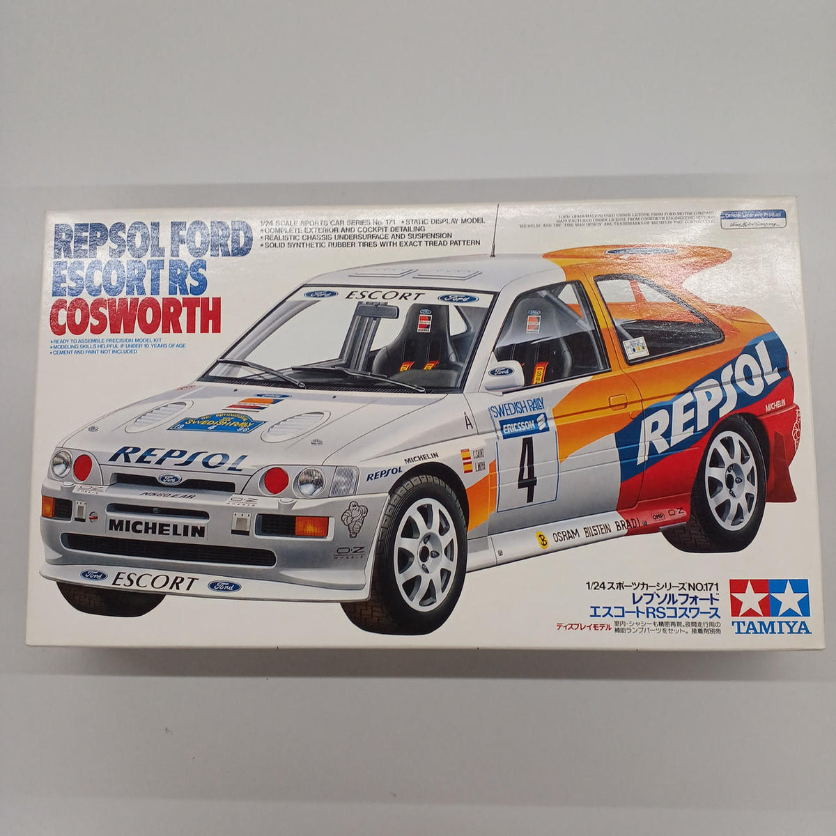 TAMIYA Repsol Ford Escort RS Cosworth - Banzai Thrifting | BanzaiHobby