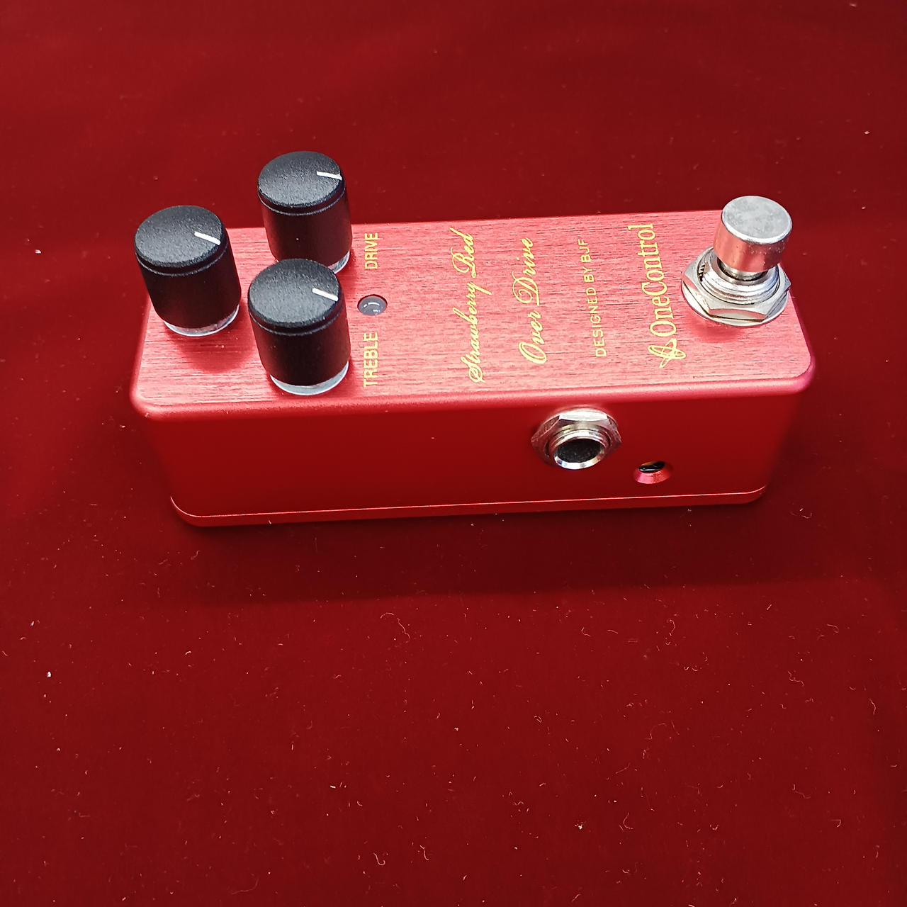 ONE CONTROL Effects pedal: STRAWBERRY RED OVERDRIVE – BanzaiHobby