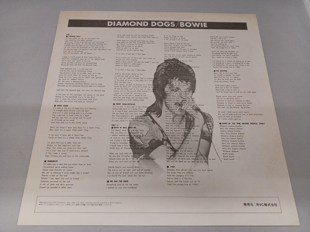 RCA Records Diamond Dog / David Bowie RVP-6130
