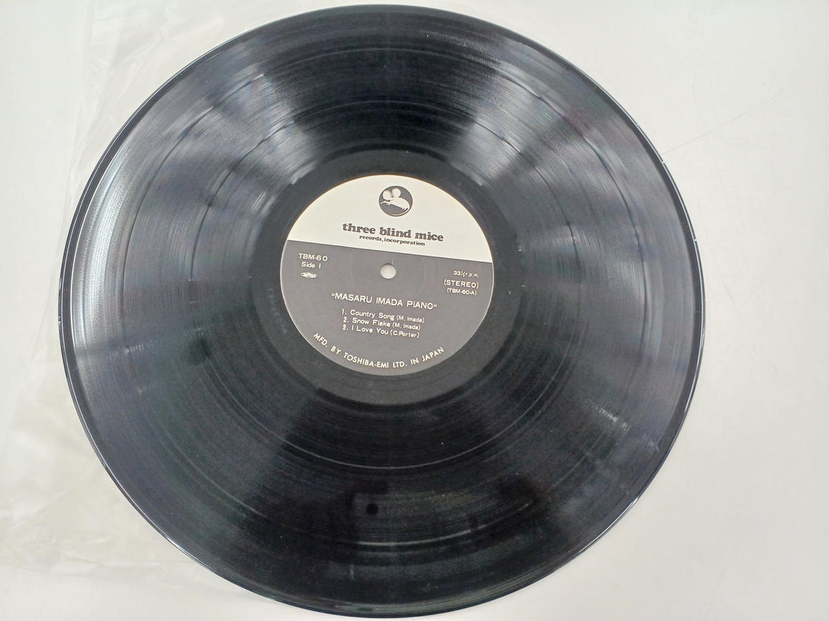 THREE BLIND MICE LP Masaru Imai / MASARU IMADA PIANO