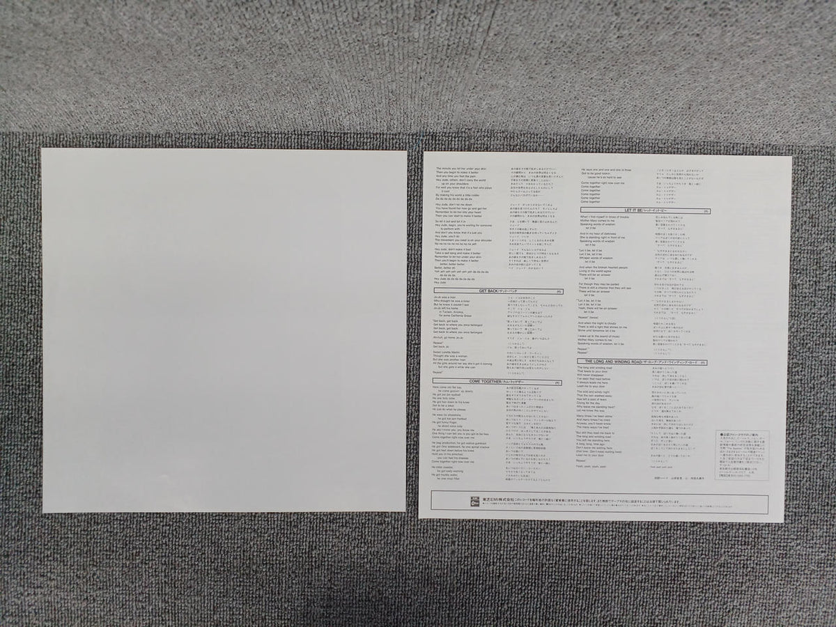 TOSHIBA EMI LP Western Music TOJP-7419