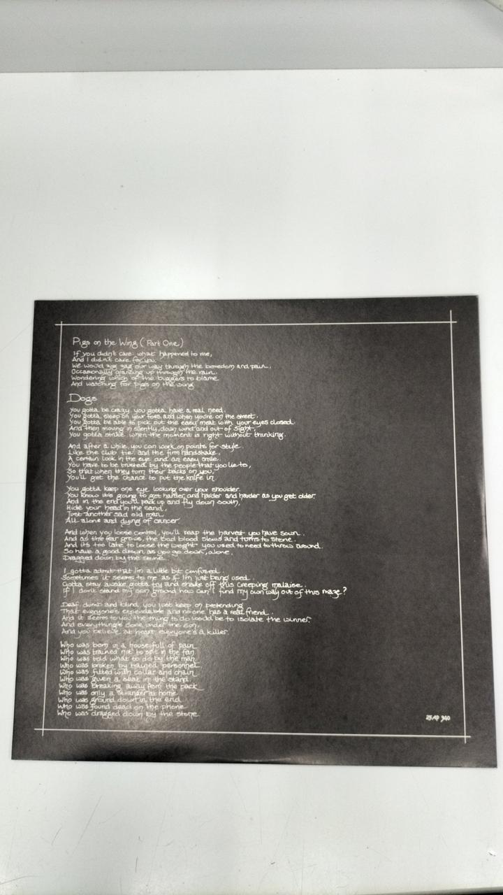 CBS Sony LP Record Pink Floyd / Animals