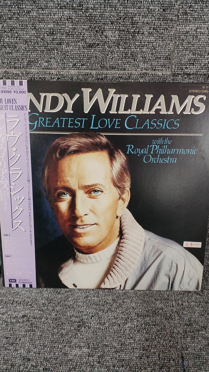 TOSHIBA EMI Sample Disc Unused Record Andy Williams Love Classics