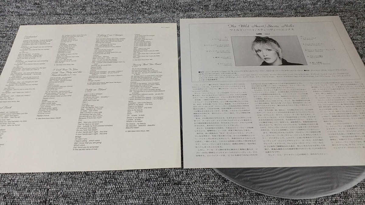 Warner Pioneer Sample Disc Unused Record Stevie Nicks Wild: Heart