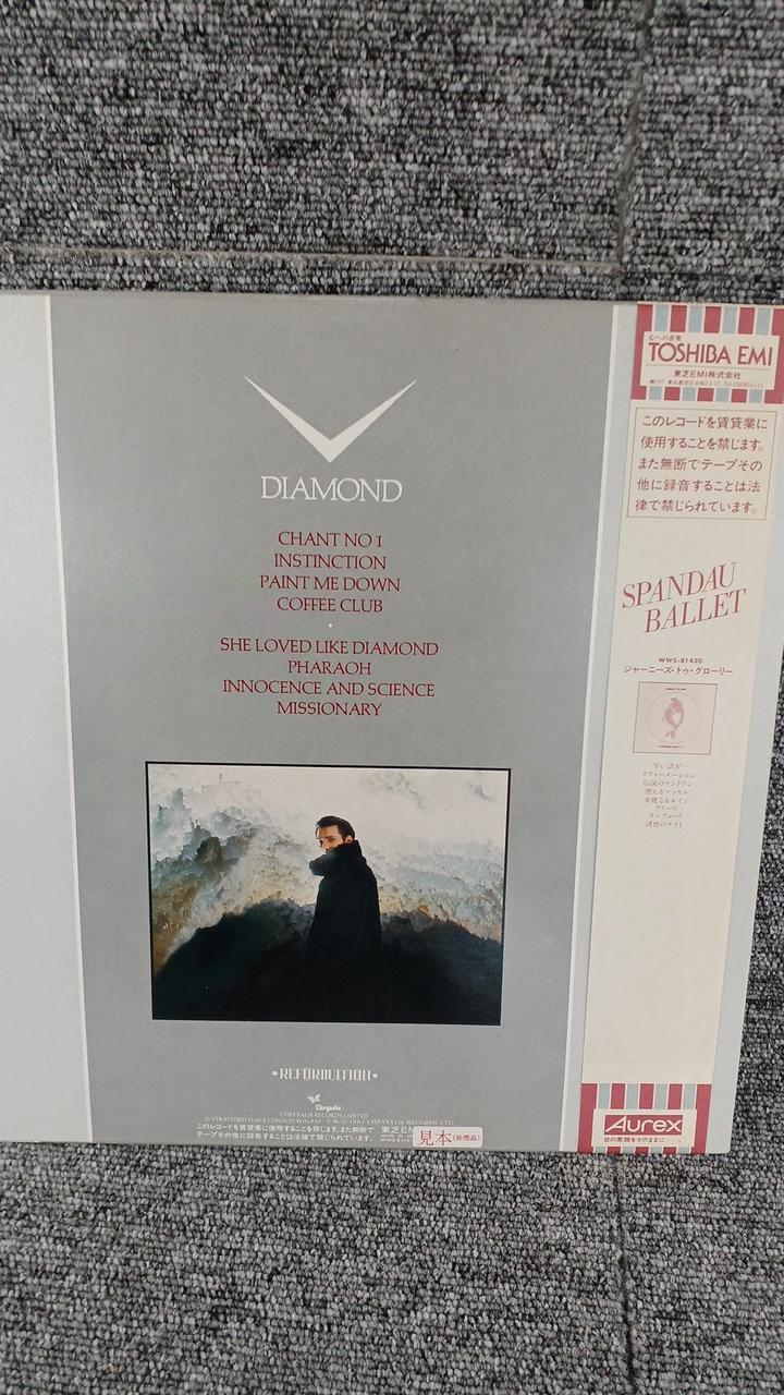 TOSHIBA EMI Sample Disc Unused Record Spander Ballet Diamond