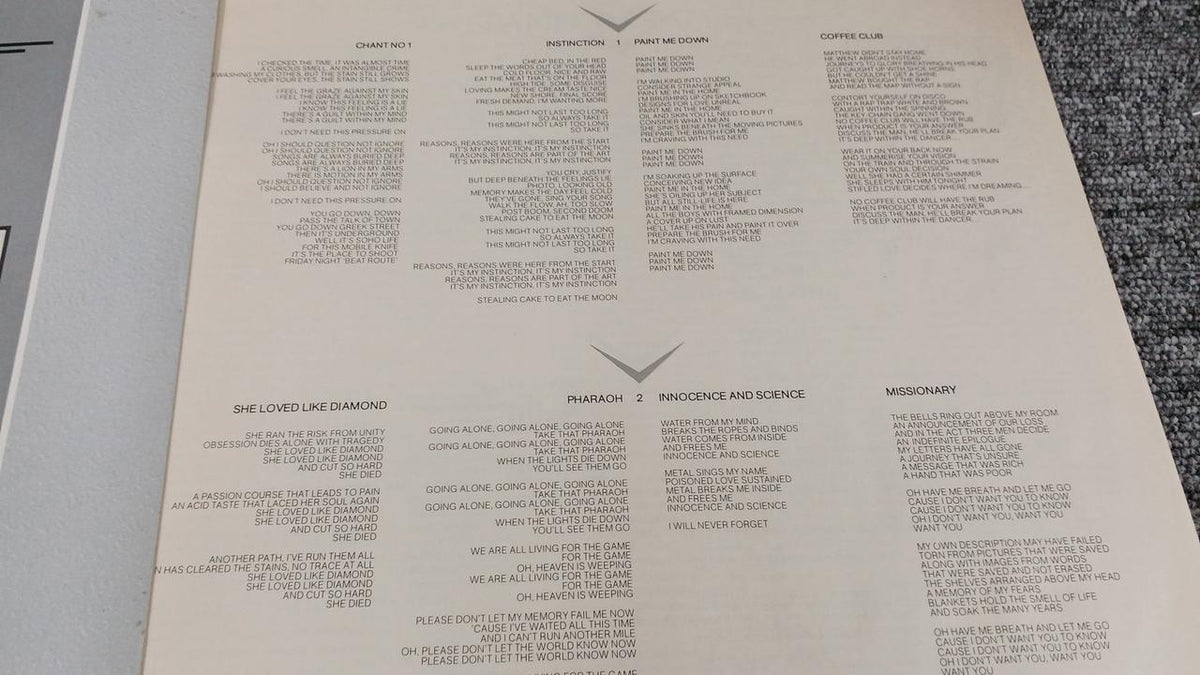 TOSHIBA EMI Sample Disc Unused Record Spander Ballet Diamond