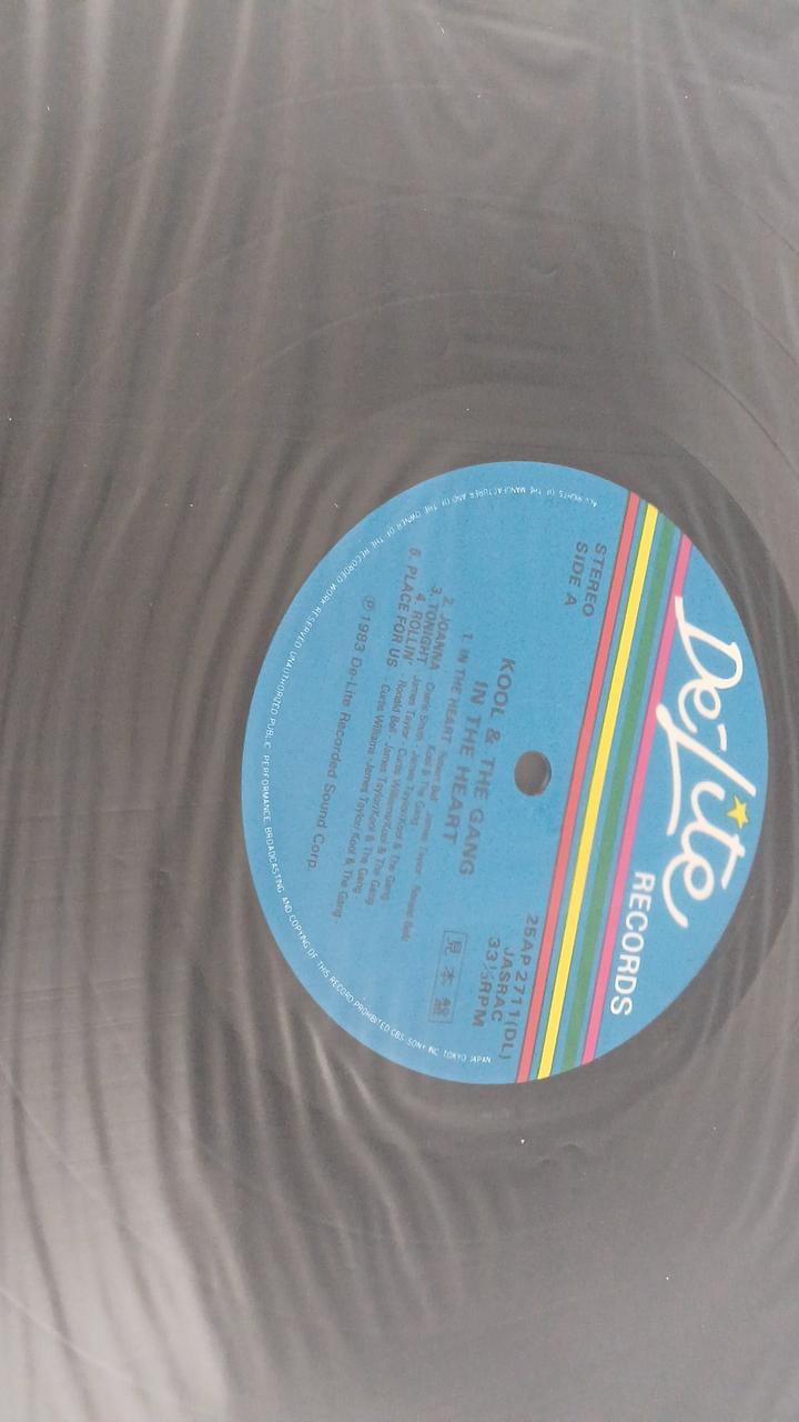 DE-LITE Sample Disc Unused Record In the Heart Cool & Gang