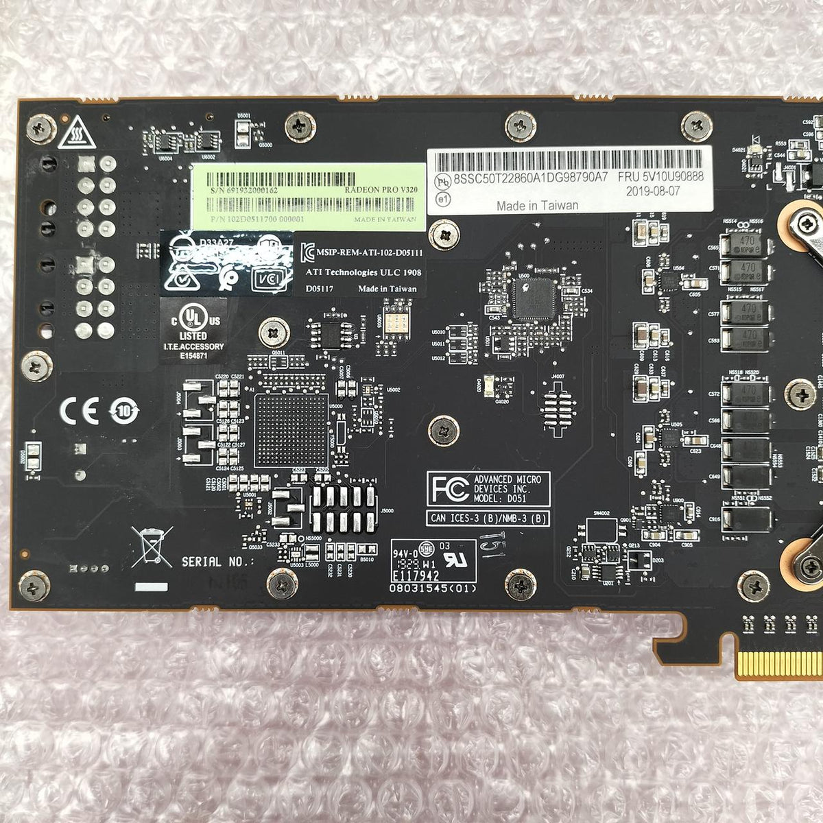 AMD Graphics Card: RADEON PRO V320