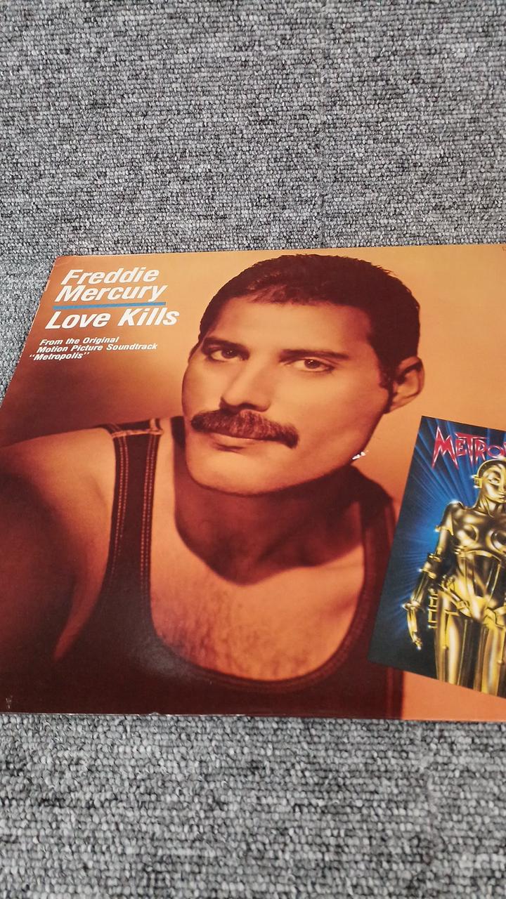 SONY Sample Disc Unused Record FREDDIE MERCURY LOVE KILLS