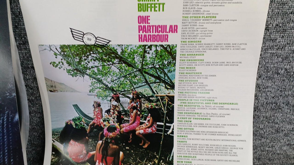 MCA Sample Disc Unused Record Jimmy Buffett One Manual