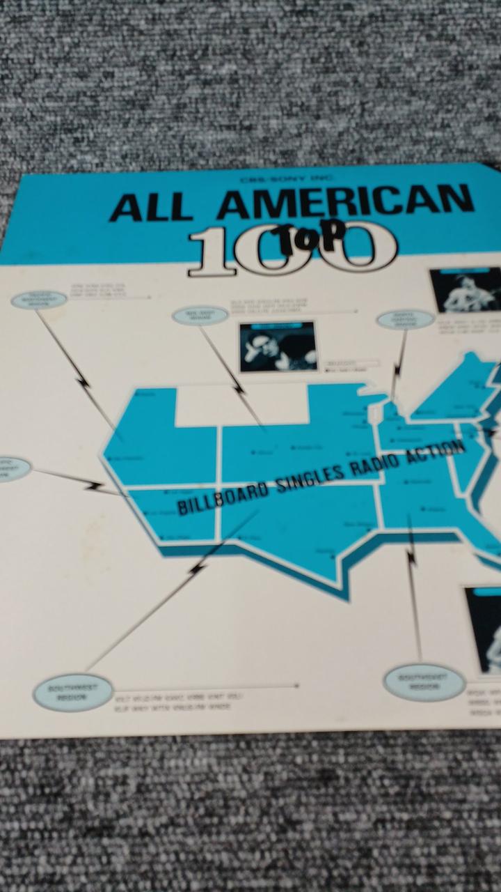 CBS Sample Disc Unused Record 1981 ALL AMERICAN TOP100