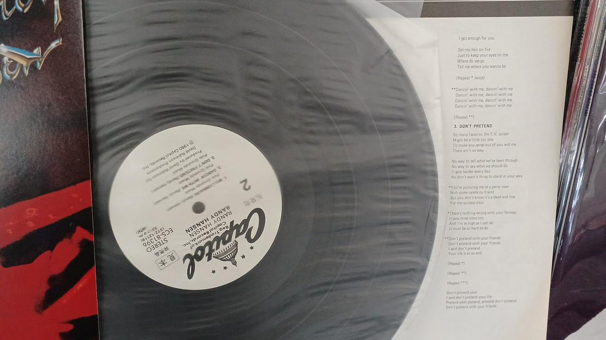 TOSHIBA EMI Sample Disc Unused Record Randy Hansen