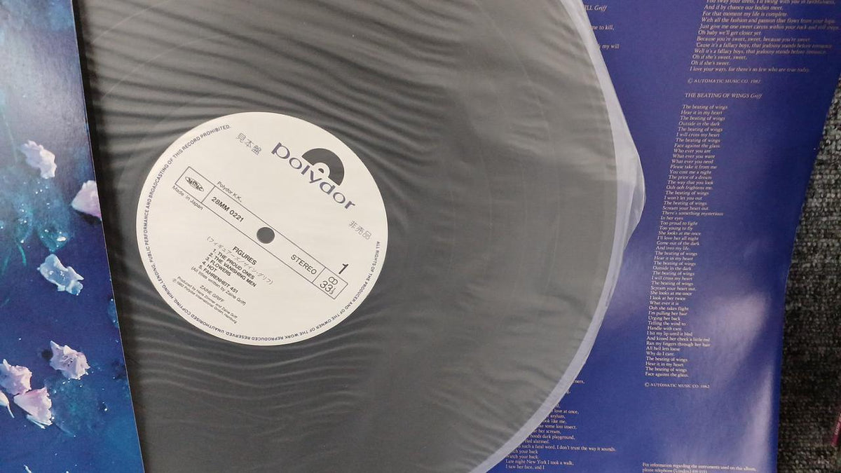 Polydor Sample Disc Unused Record Zain Glyph Figures