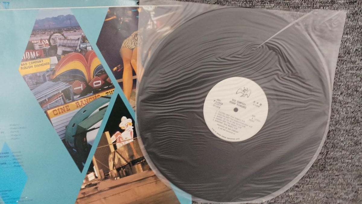 Warner Pioneer Sample Disc Unused Record Bad Company Rough Diamond