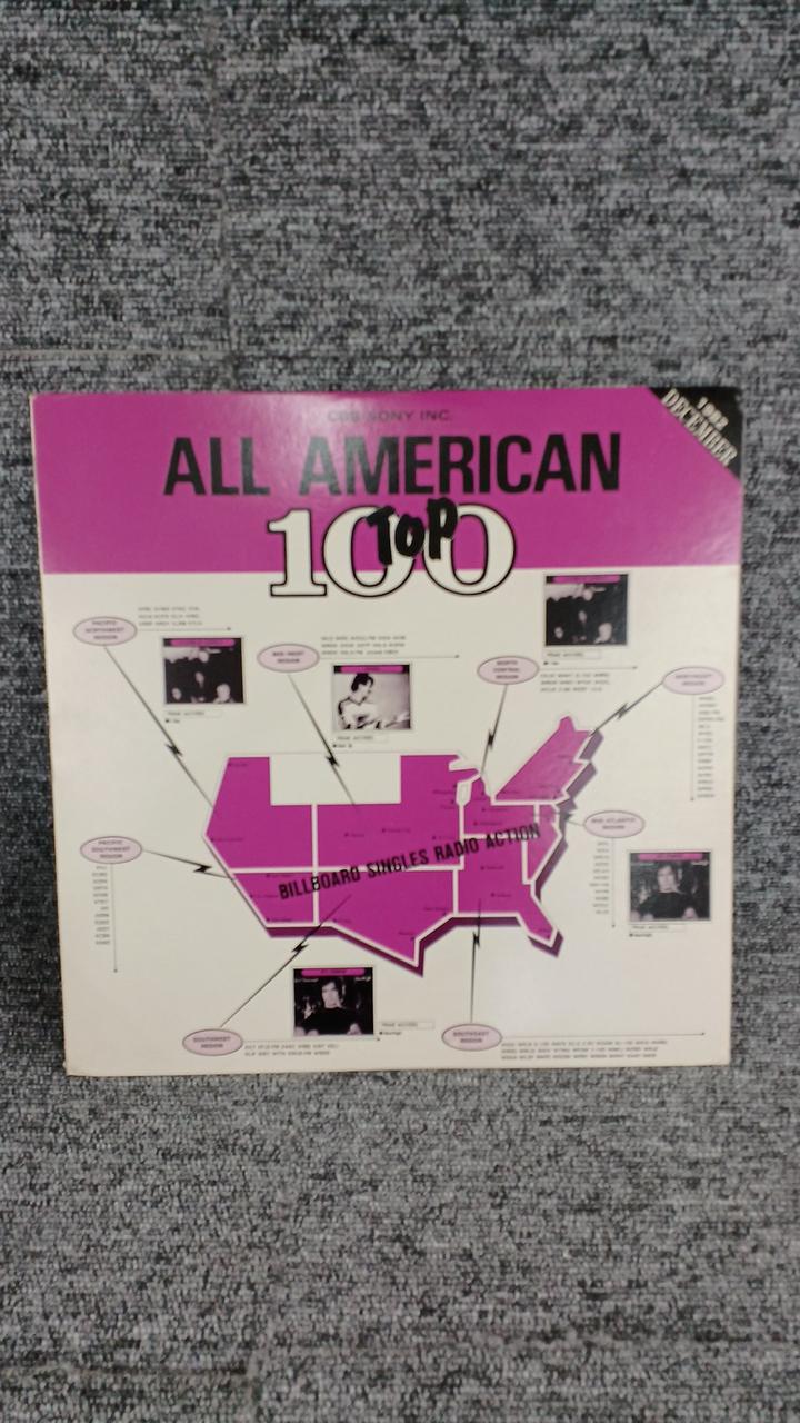 CBS Sony Sample Disc Unused Record ALL AMERICAN TOP100