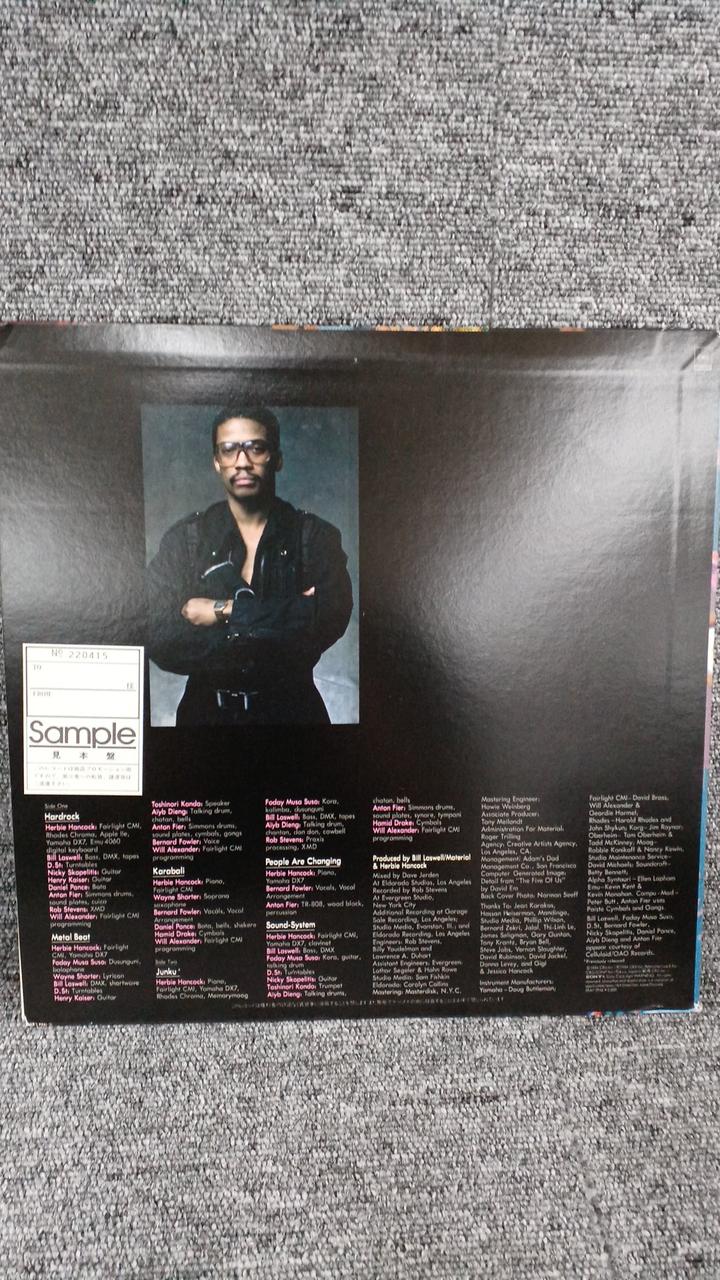 CBS Sony Sample Disc Unused Record HERBIE HANCOCK SOUND-SYSTEM