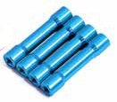 Wrap-Up Next 741-FD Round shape aluminum post set 30mm (light blue) - BanzaiHobby