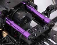 Wrap-Up Next 740-FD Round shape aluminum post set 30mm (purple) - BanzaiHobby
