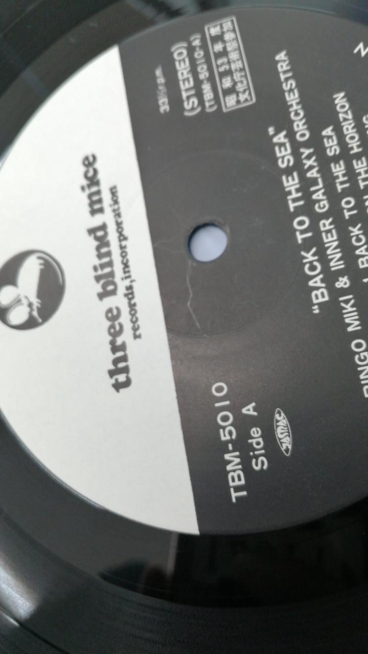 TREE BLIND MICE LP BACK TO THE SEA