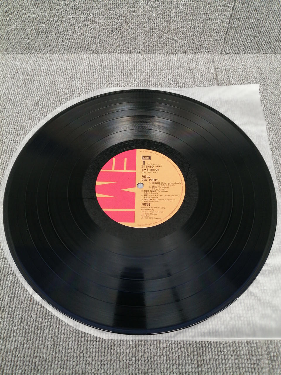 EMI Analog record FOCUS/FOCUS CON PROBY