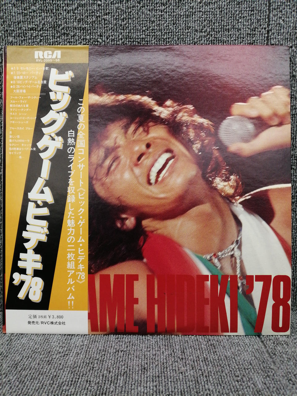 RVC Analog Record Hideki Saijo / Big Game Hideki '78